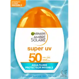Albert Heijn Ambre Solaire Super UV water fluid transparent spf50+ aanbieding