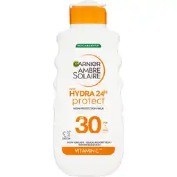 Albert Heijn Ambre Solaire Hydra 24h protect zonnemelk spf30 aanbieding