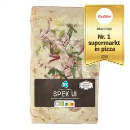 Albert Heijn AH Verse pinsa spek ui aanbieding