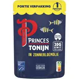 Albert Heijn Princes Tonijn in zonnebloemolie aanbieding
