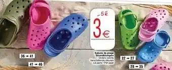 Cora Sabots de plage strandklompen aanbieding