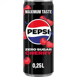 Albert Heijn Pepsi Zero sugar cherry aanbieding