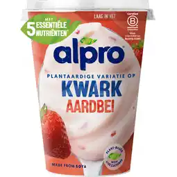 Albert Heijn Alpro Plantaardige variatie op kwark aardbei aanbieding