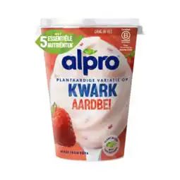 Albert Heijn Alpro Plantaardige variatie op kwark aardbei aanbieding