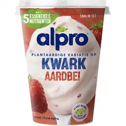 Albert Heijn Alpro Plantaardige variatie op kwark aardbei aanbieding