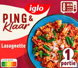 Albert Heijn Iglo Ping & klaar lasagnette aanbieding