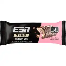 Albert Heijn ESN Designer protein bar strawberry yoghurt aanbieding