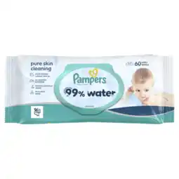 Albert Heijn Pampers 99% water baby wipes aanbieding