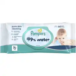 Albert Heijn Pampers 99% water baby wipes aanbieding