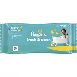 Albert Heijn Pampers Fresh & clean baby wipes aanbieding