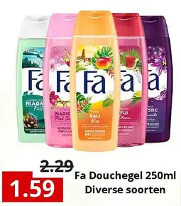 NH Market Fa Douchegel 250ml Diverse soorten aanbieding