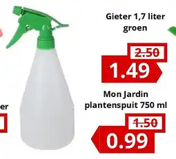 NH Market Mon Jardin plantenspuit 750 ml aanbieding