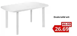 NH Market Ovale tafel wit aanbieding