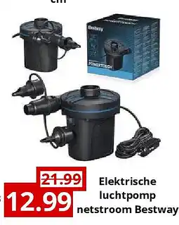 NH Market Elektrische luchtpomp netstroom Bestway aanbieding