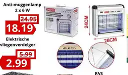NH Market Anti-muggenlamp 2 x 6 W aanbieding