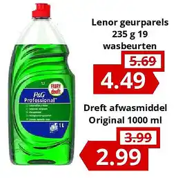 NH Market Dreft afwasmiddel Original 1000 ml aanbieding