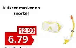 NH Market Duikset masker en snorkel aanbieding