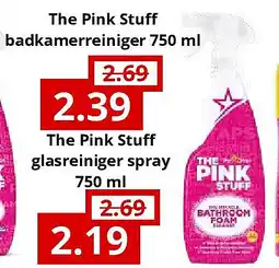 NH Market The Pink Stuff badkamerreiniger 750 ml aanbieding