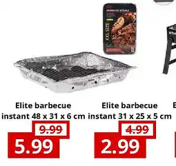 NH Market Elite barbecue instant 48 x 31 x 6 cm aanbieding