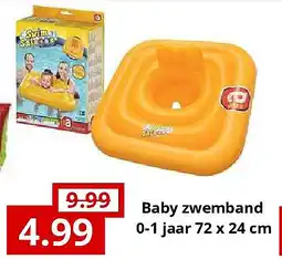 NH Market Baby zwemband 0-1 jaar 72 x 24 cm aanbieding