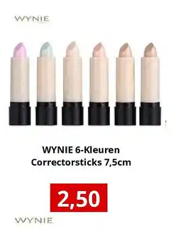 NH Market WYNIE 6-Kleuren Correctorsticks 7,5cm aanbieding