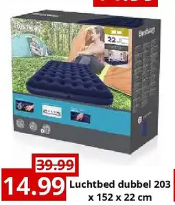 NH Market Luchtbed dubbel 203 x 152 x 22 cm aanbieding