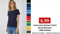 NH Market Luisa Loire Dames T-shirt Korte Mouwen 100% Katoen aanbieding