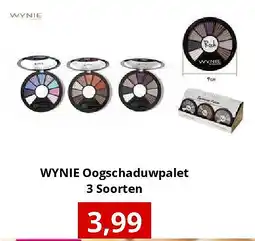NH Market WYNIE Oogschaduwpalet 3 Soorten aanbieding