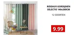 NH Market RIDEAUX GORDIJNEN SELECTIE 140x260CM aanbieding
