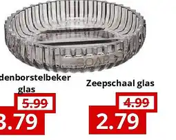 NH Market Zeepschaal glas aanbieding