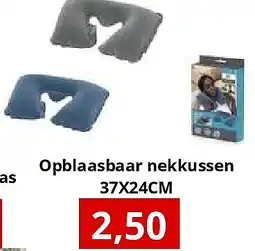 NH Market Opblaasbaar nekkussen 37X24CM aanbieding