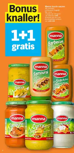 Albert Heijn Manna koude sauzen aanbieding
