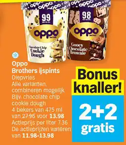 Albert Heijn Oppo Brothers ijspints aanbieding