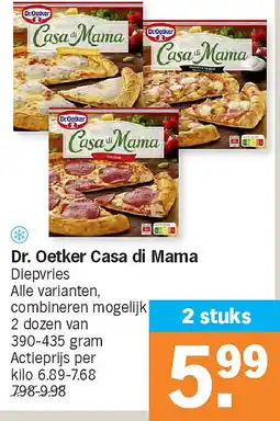 Albert Heijn Dr. Oetker Casa di Mama aanbieding