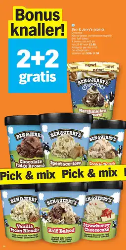Albert Heijn Ben & Jerry's ijspints aanbieding