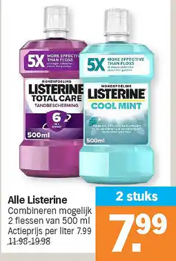Albert Heijn Alle Listerine aanbieding