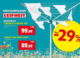 Hubo DROOGMOLEN “LINOMATIC COMFORT 400” aanbieding