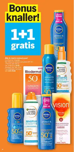 Albert Heijn Alle A-merk zonnebrand aanbieding