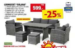 Hubo LOUNGESET “SOLANA” aanbieding