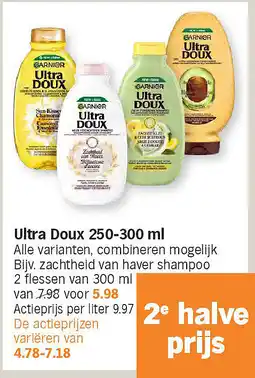 Albert Heijn Ultra Doux 250-300 ml aanbieding