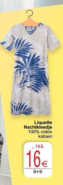Cora Liquette nachtkleedje aanbieding