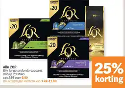 Albert Heijn Alle L'OR aanbieding