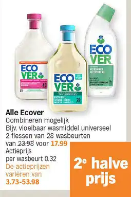 Albert Heijn Alle Ecover aanbieding