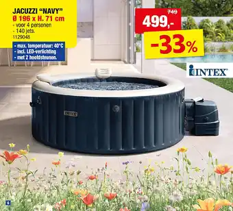 JACUZZI “NAVY” Ø 196 x H. 71 cm