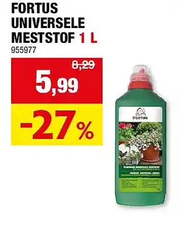 Hubo FORTUS UNIVERSELE MESTSTOF 1 L aanbieding