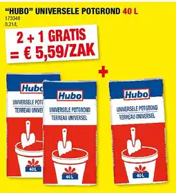 Hubo “HUBO” UNIVERSELE POTGROND 40 L aanbieding