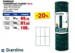 Hubo TUINDRAAD “GARDENPLAST CLASSIC” 25 m aanbieding