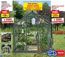 Hubo TUINSERRE “MARY II Full Option” 291 x 212 cm aanbieding