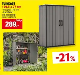 Hubo TUINKAST 139,5 x 77 cm aanbieding