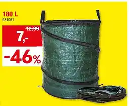 Hubo POP-UP TUINAFVALZAK 180 L aanbieding